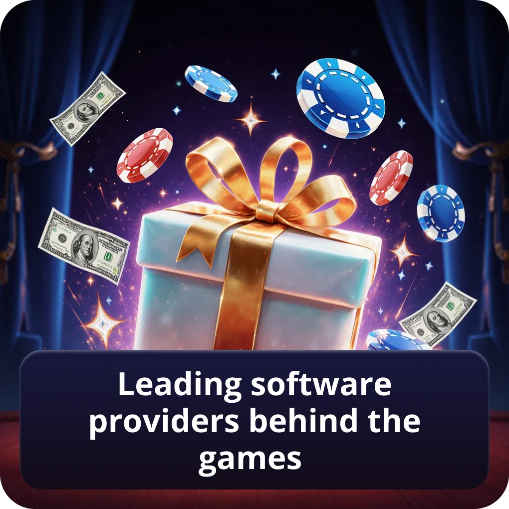 Leading software providers behind the games
